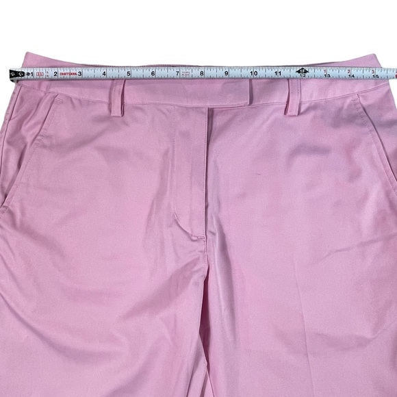 Adidas size 28 stretch light pink capri pants, almost dressy type pants like new - Picture 13 of 16